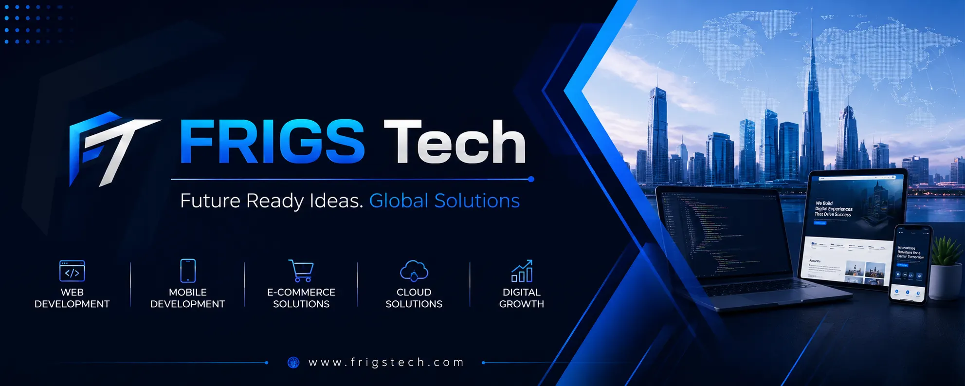 FRIGS Tech — work showcase preview